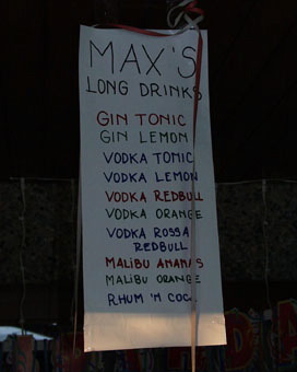long drinks list